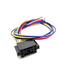 Dual Pre-Wired Automotive (Bosch Type) Relay Socket with 24" Leads